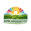 Logo of 'Avocadodontist' with a colorful sun and tooth design on a white background.